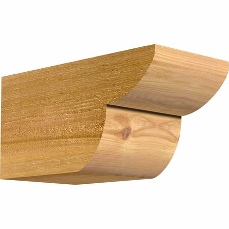 Ekena Millwork Crestline Rough Sawn Rafter Tail, Western Red Cedar, 6"W x 6"H x 12"L RFT06X06X12CRE00RWR